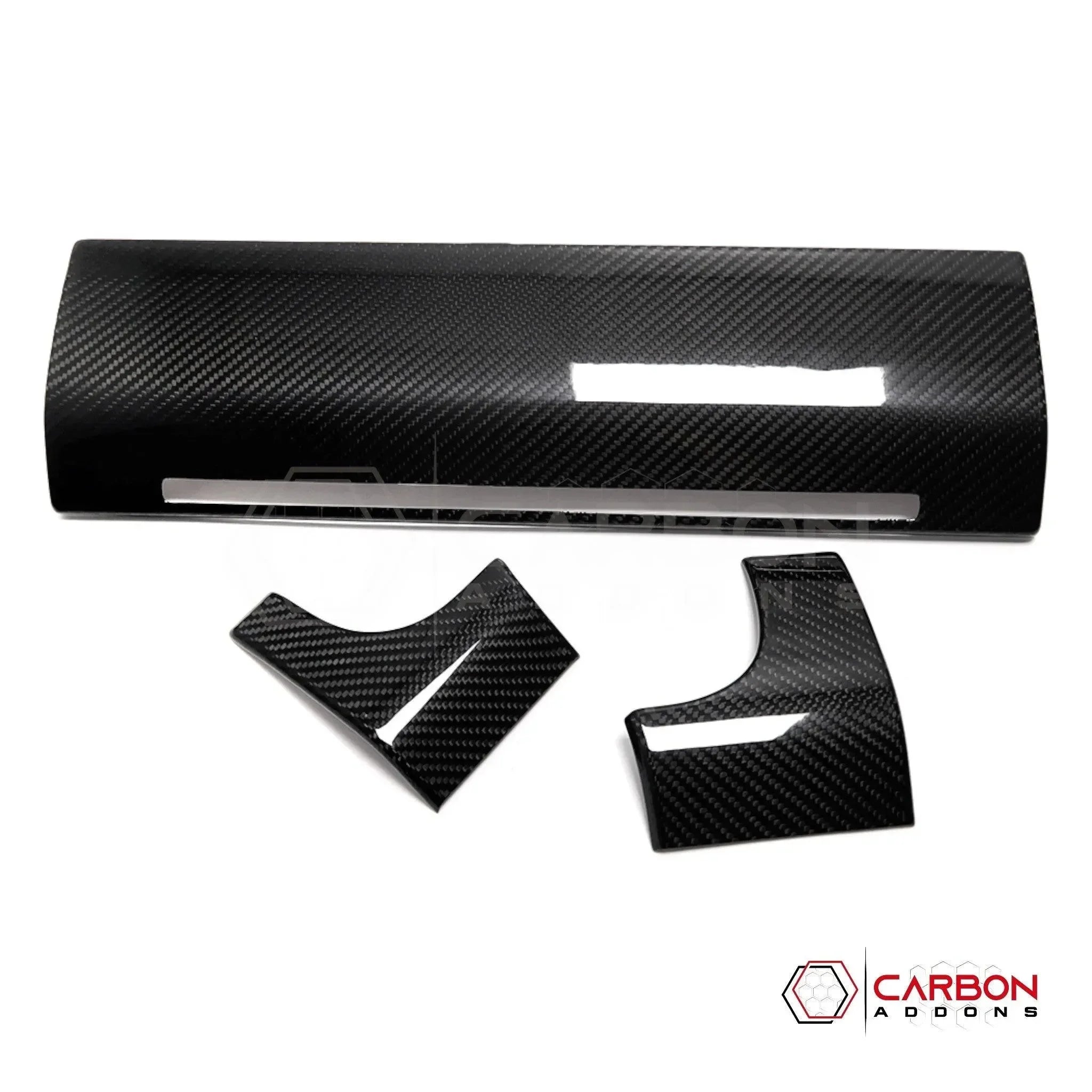 Real Carbon Fiber Dashboard & Glove Box Covers for 2021+ Ford F-150