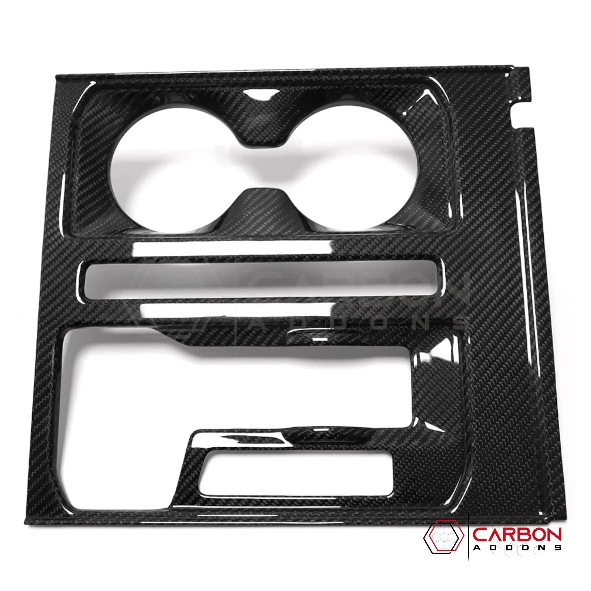 Real Carbon Fiber Center Console Cover for 2021+ Ford F-150