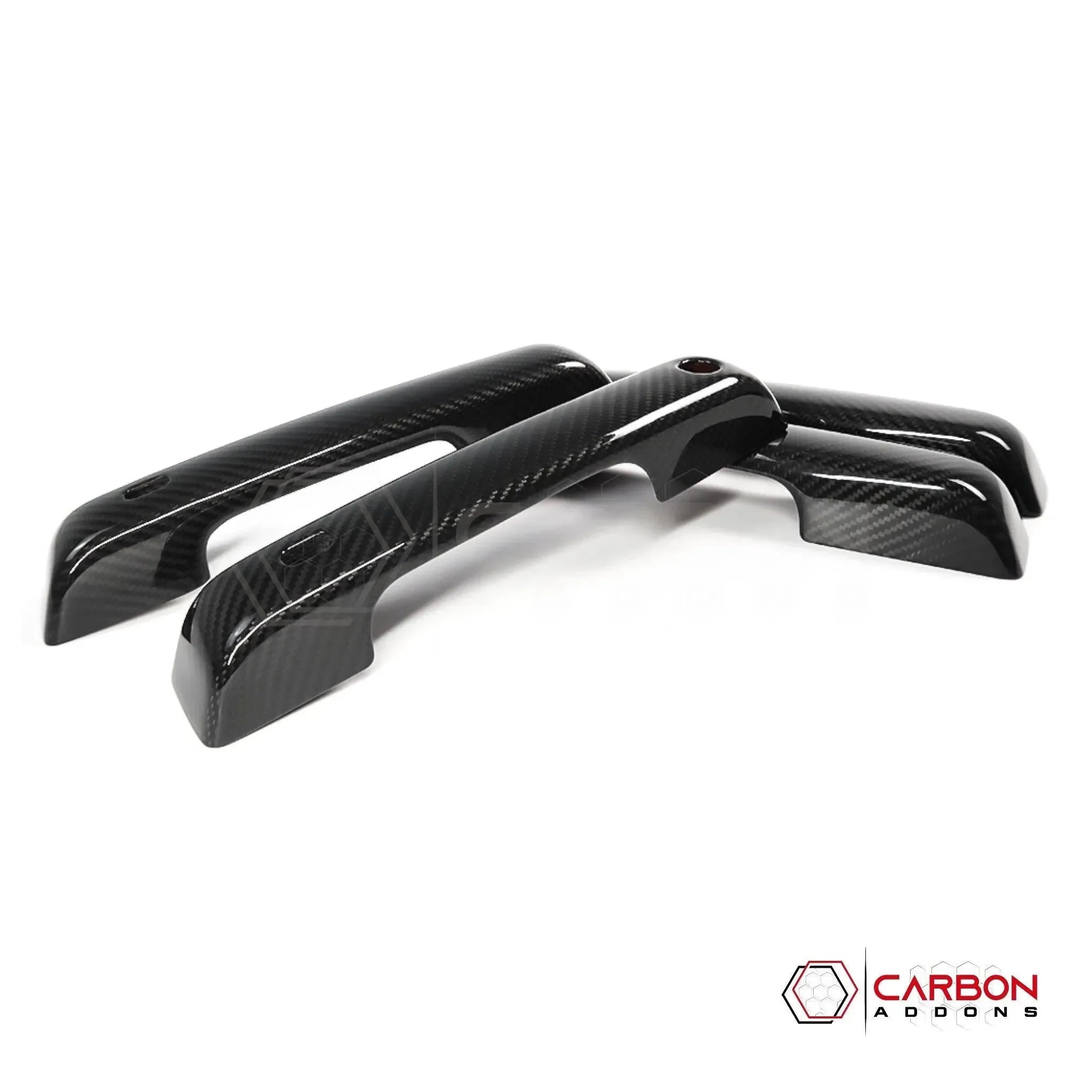 Real Carbon Fiber Exterior Door Handle Covers for 2021+ Ford F-150