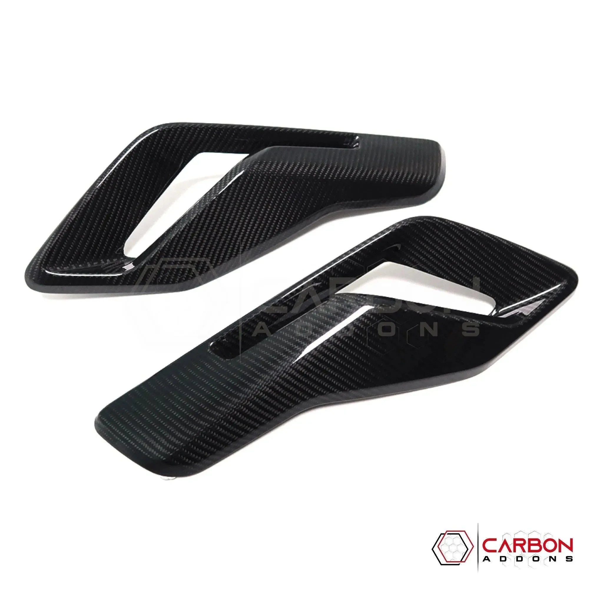 Real Carbon Fiber Fender Vent Covers for 2021+ Ford F-150