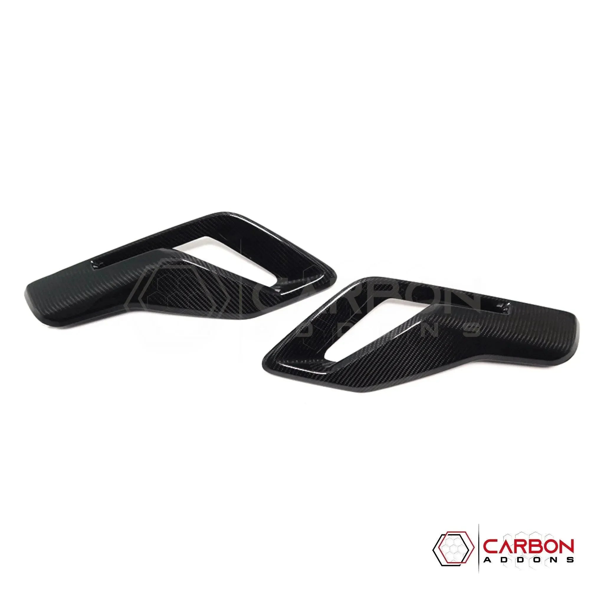 Real Carbon Fiber Fender Vent Covers for 2021+ Ford F-150