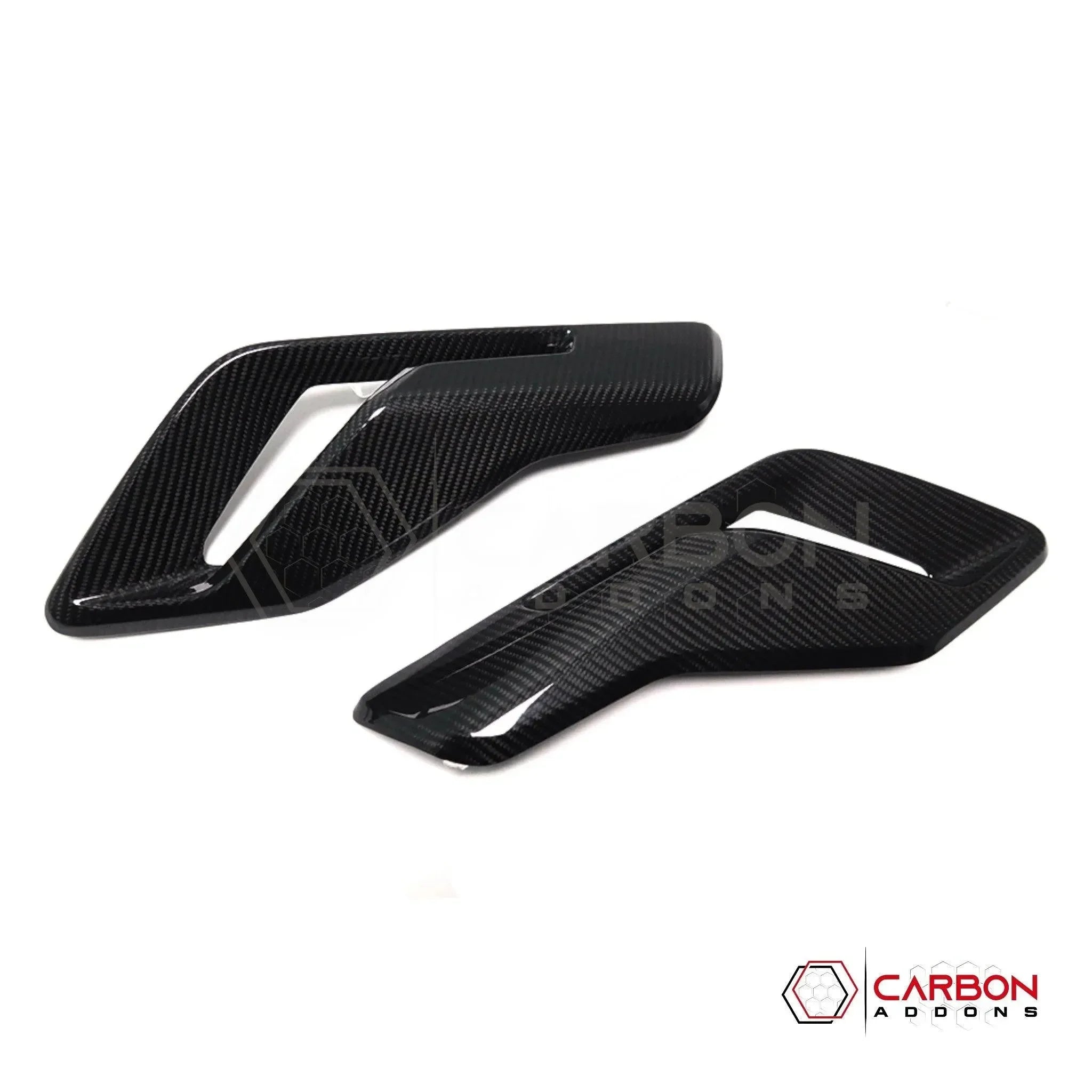 Real Carbon Fiber Fender Vent Covers for 2021+ Ford F-150