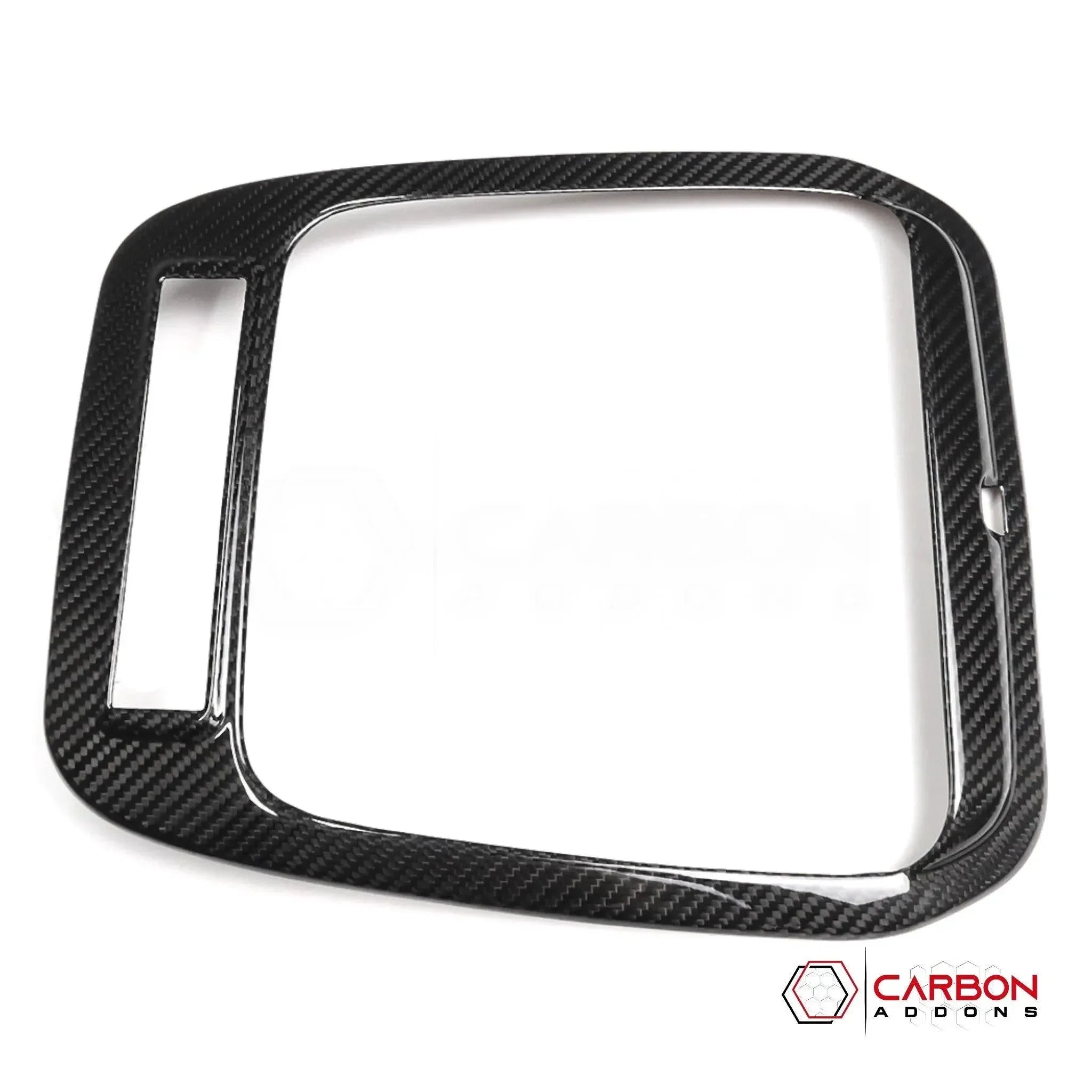 Real Carbon Fiber Overhead Light Trim Cover for 2021+ Ford F-150