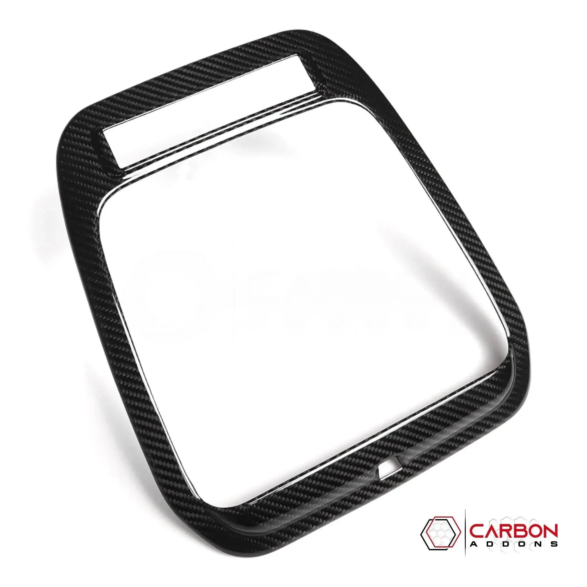 Real Carbon Fiber Overhead Light Trim Cover for 2021+ Ford F-150