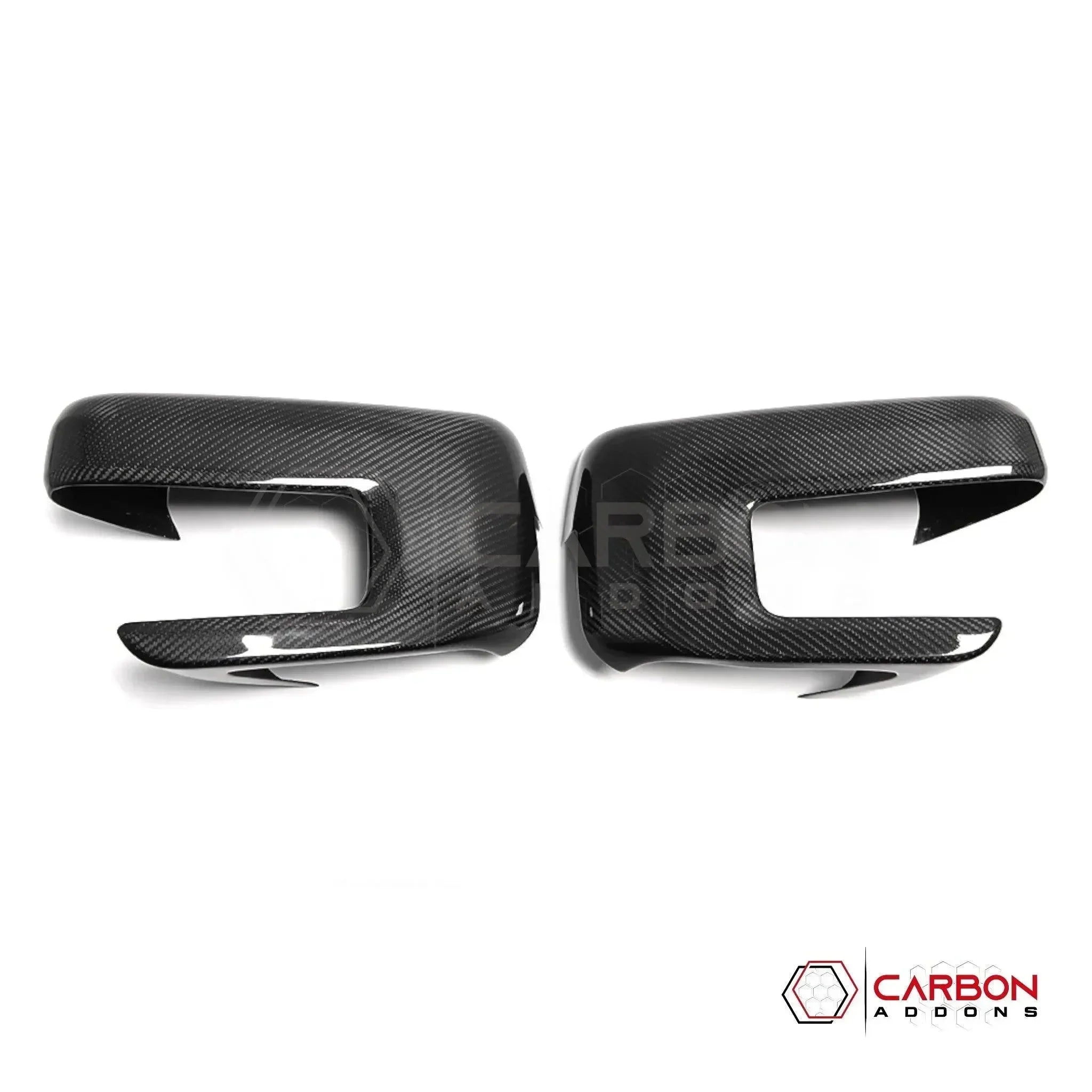 Real Carbon Fiber Side Mirror Covers for 2021+ Ford F-150