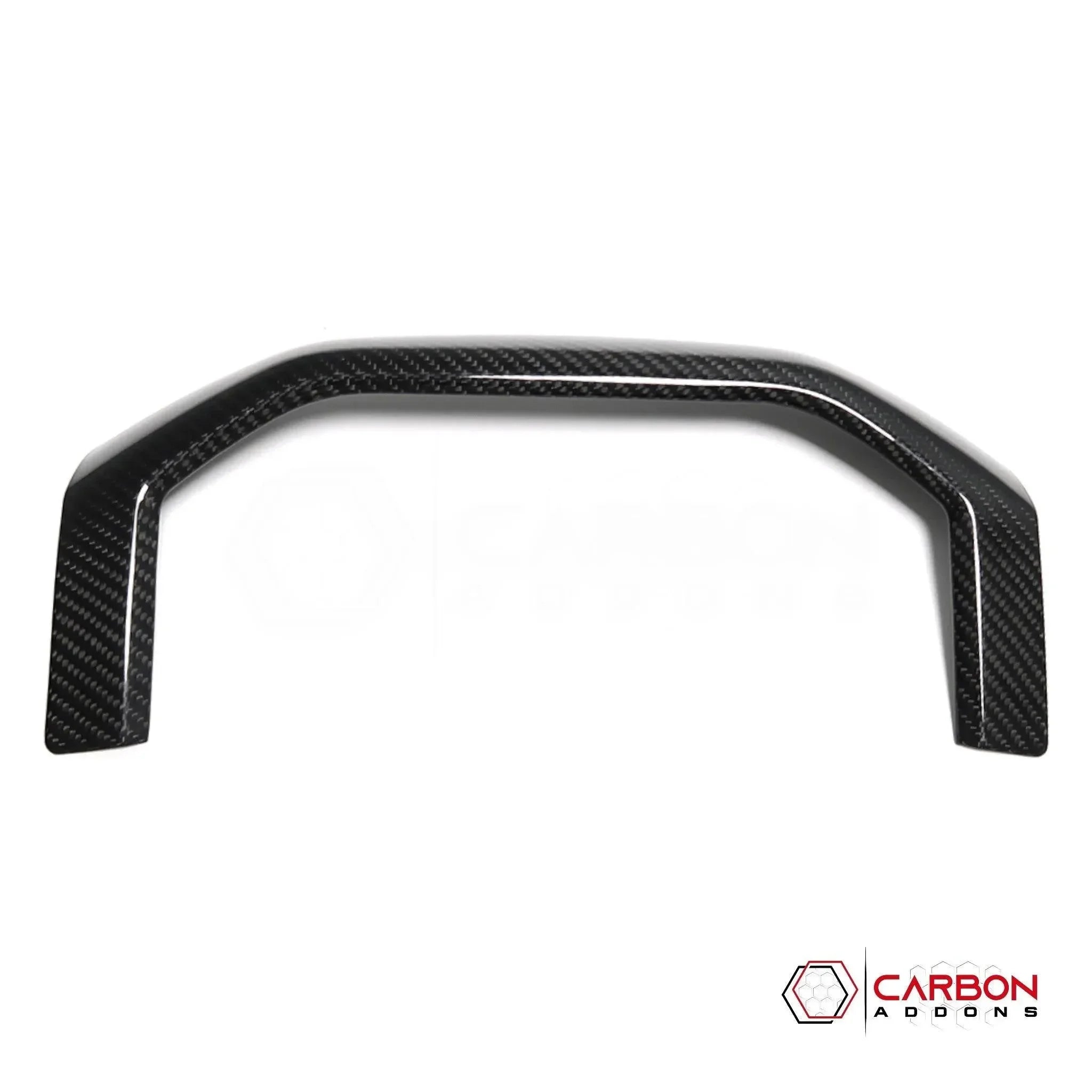 2019+ RAM 1500/TRX/RHO Interior Rear Cup Holder Trim Hard Carbon Fiber Cover