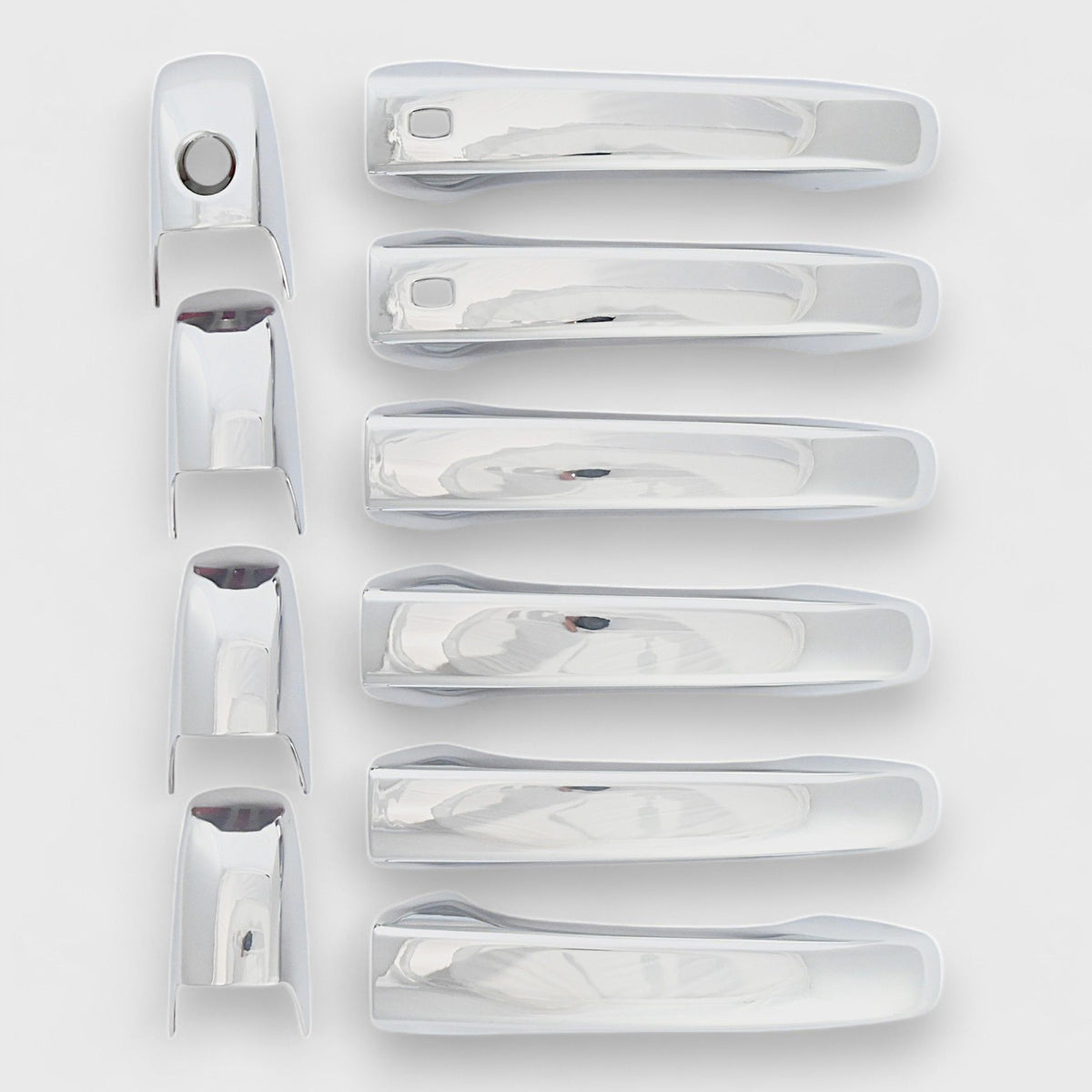 Trim Illusion DH187 chrome door handle covers for 2008-2026 Dodge Grand Caravan, Durango, Jeep Patriot and more - image 1