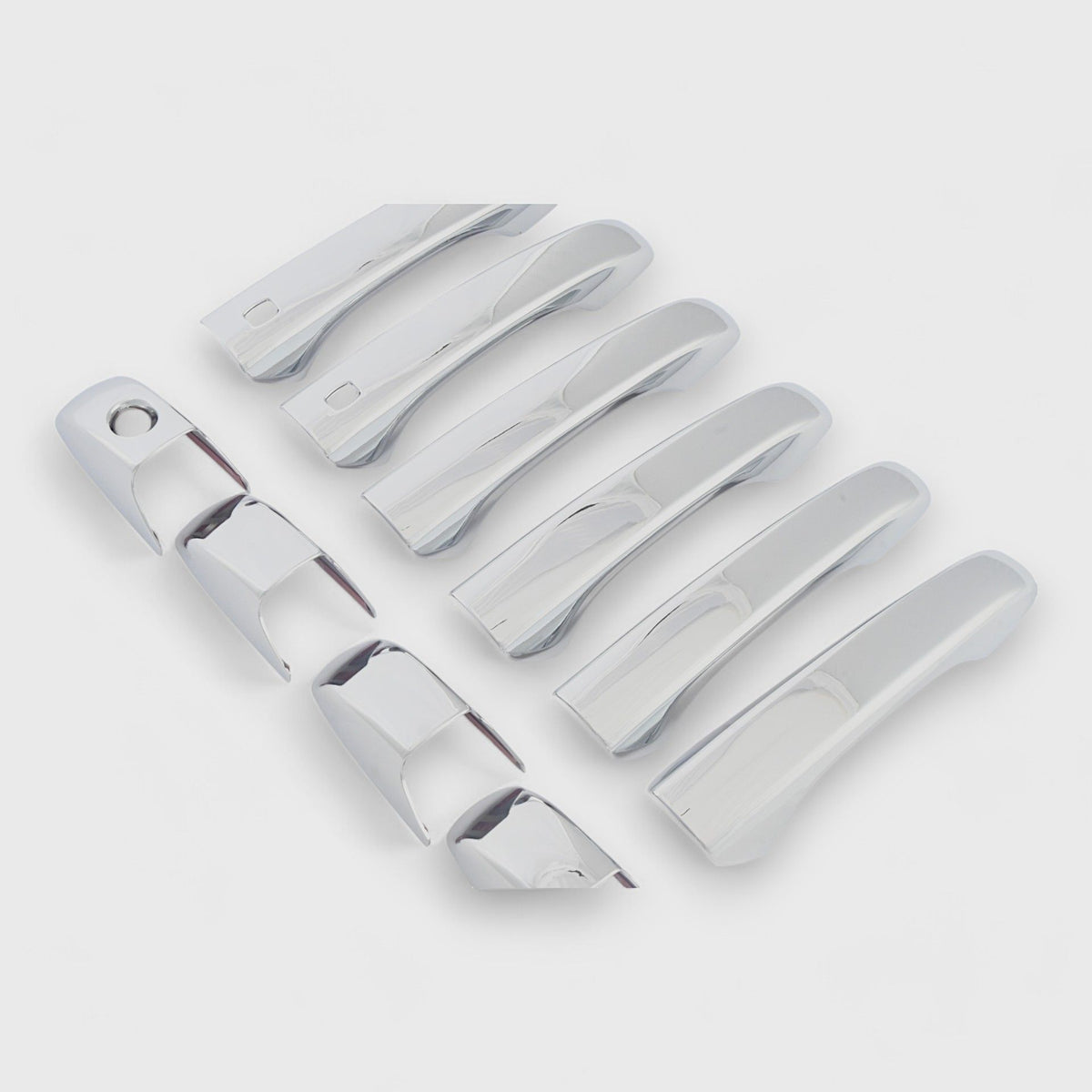 Trim Illusion DH187 chrome door handle covers for 2008-2026 Dodge Grand Caravan, Durango, Jeep Patriot and more - image 2