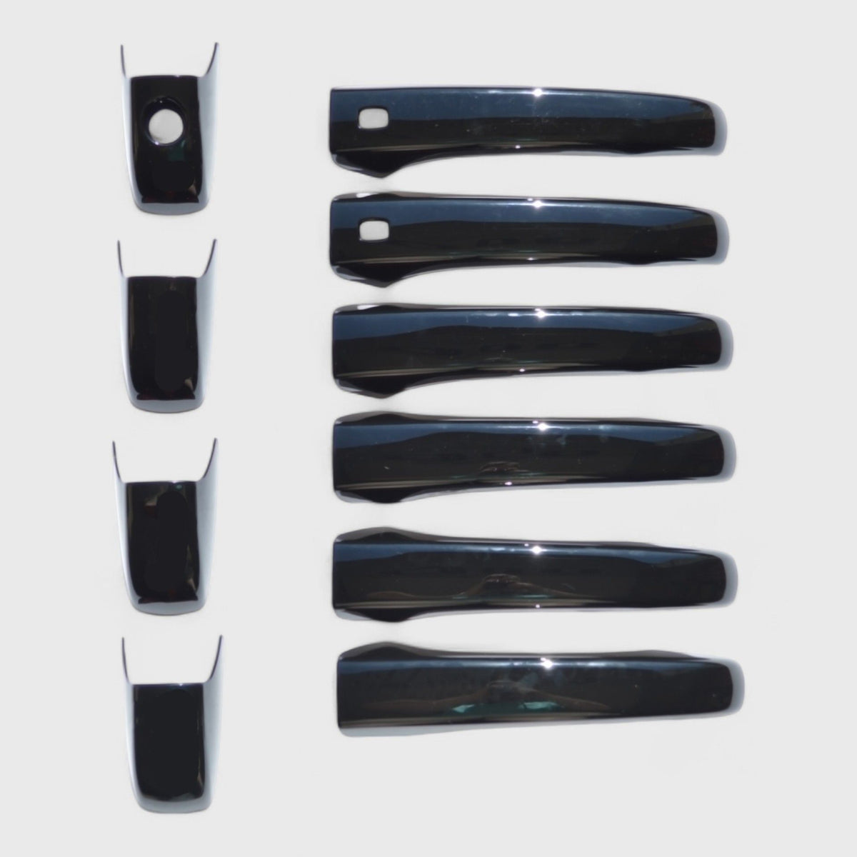 Trim Illusion DH6187BLK gloss black door handle covers for 2008-2026 Dodge Grand Caravan, Durango, Jeep Patriot and more - image 1