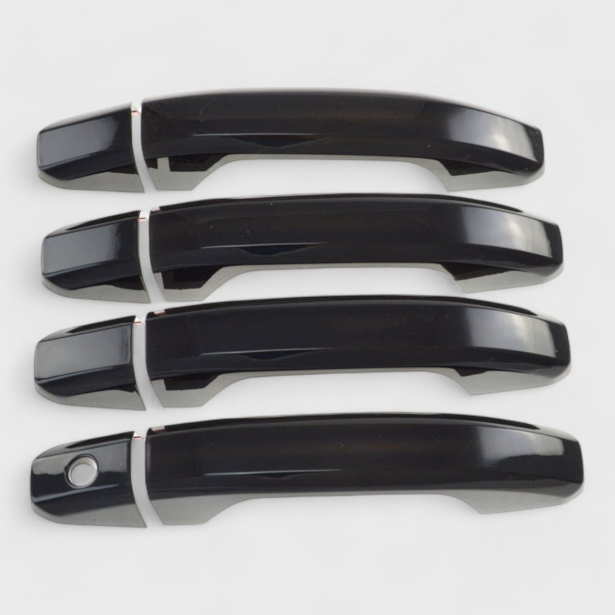 Trim Illusion DH6226BLK gloss black door handle covers for 2014-2020 Chevrolet Silverado 1500, Silverado 2500 HD, Silverado 3500 and more - image 1