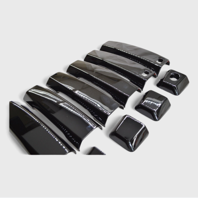 Trim Illusion DH6273BLK gloss black door handle covers for 2004-2024 Nissan TITAN and TITAN XD - image 3