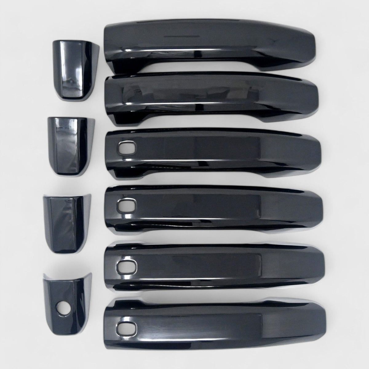 Trim Illusion DH6310BLK gloss black door handle covers for 2019-2026 Chevrolet Silverado 1500, Silverado 3500 HD, Silverado 2500 HD and more - image 1