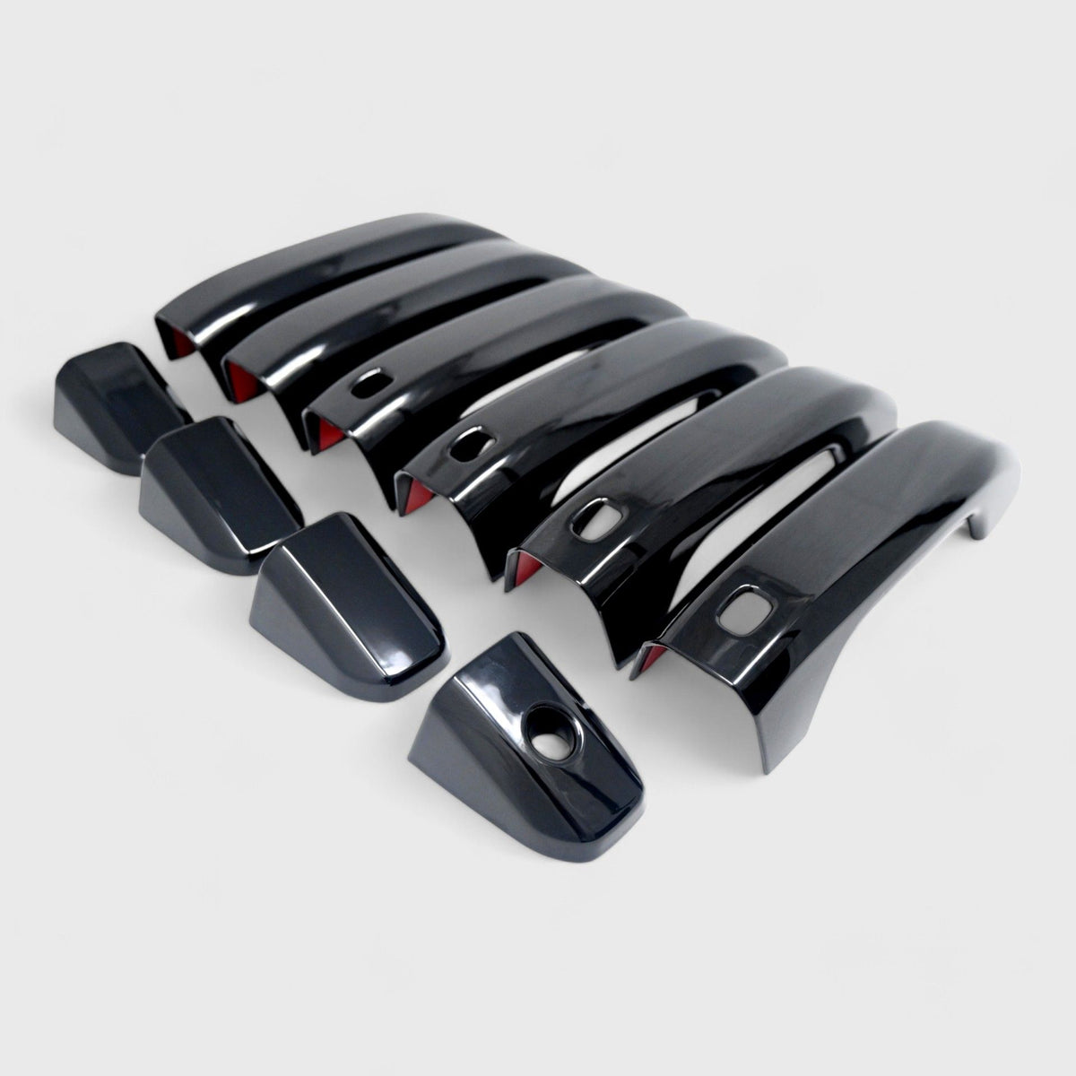 Trim Illusion DH6310BLK gloss black door handle covers for 2019-2026 Chevrolet Silverado 1500, Silverado 3500 HD, Silverado 2500 HD and more - image 2