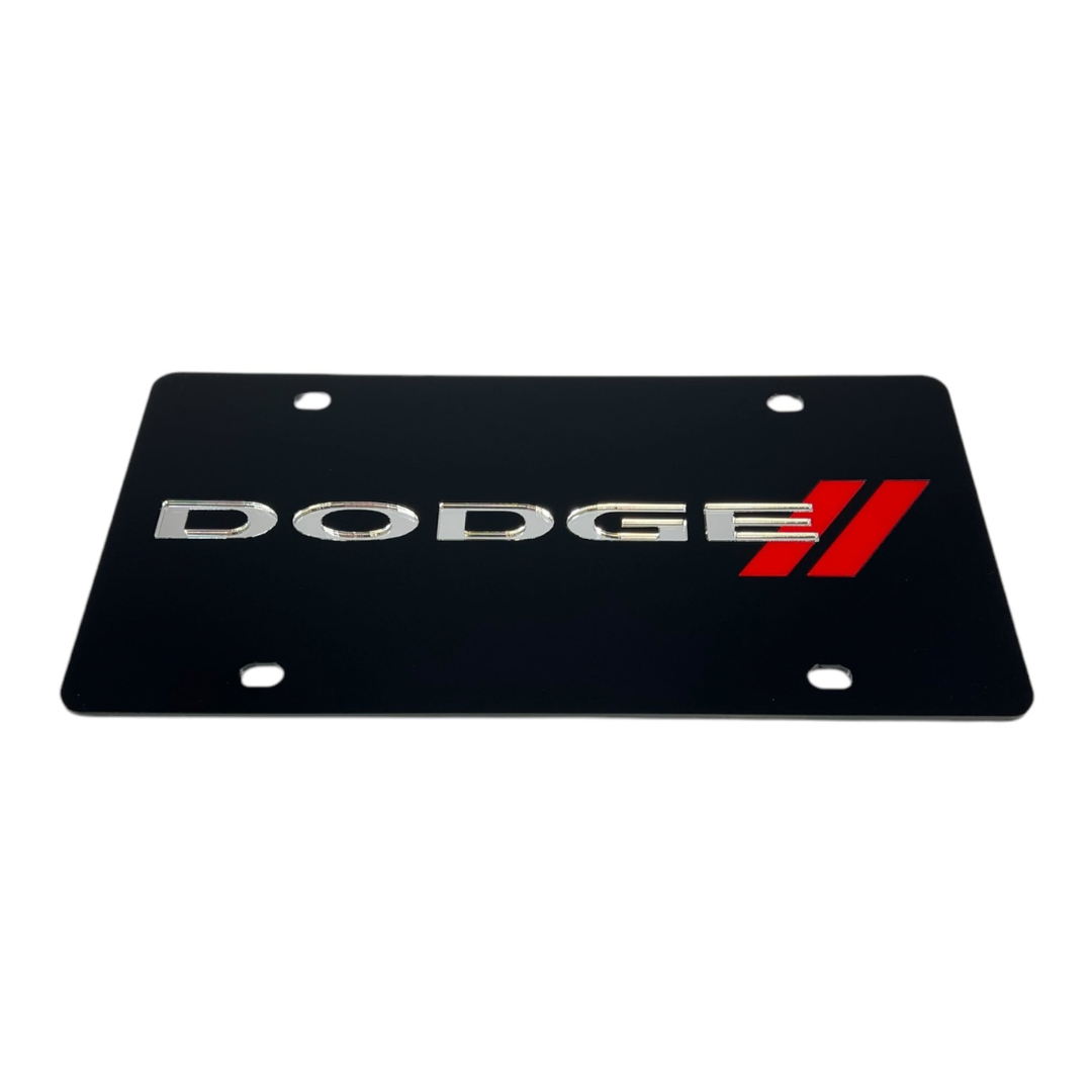 Dodge Acrylic License Plate