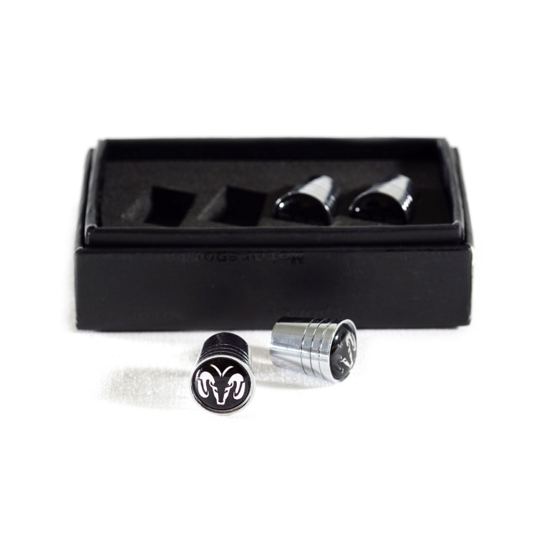 Dodge Chrome Tapered Valve Stem Caps