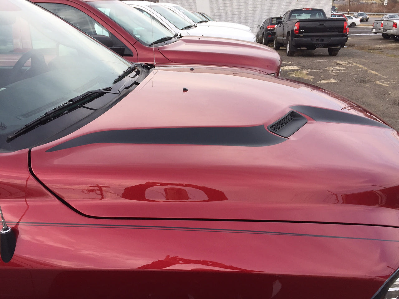 Hood Spear Decals for 2009-2018 Dodge Ram 1500 SRT