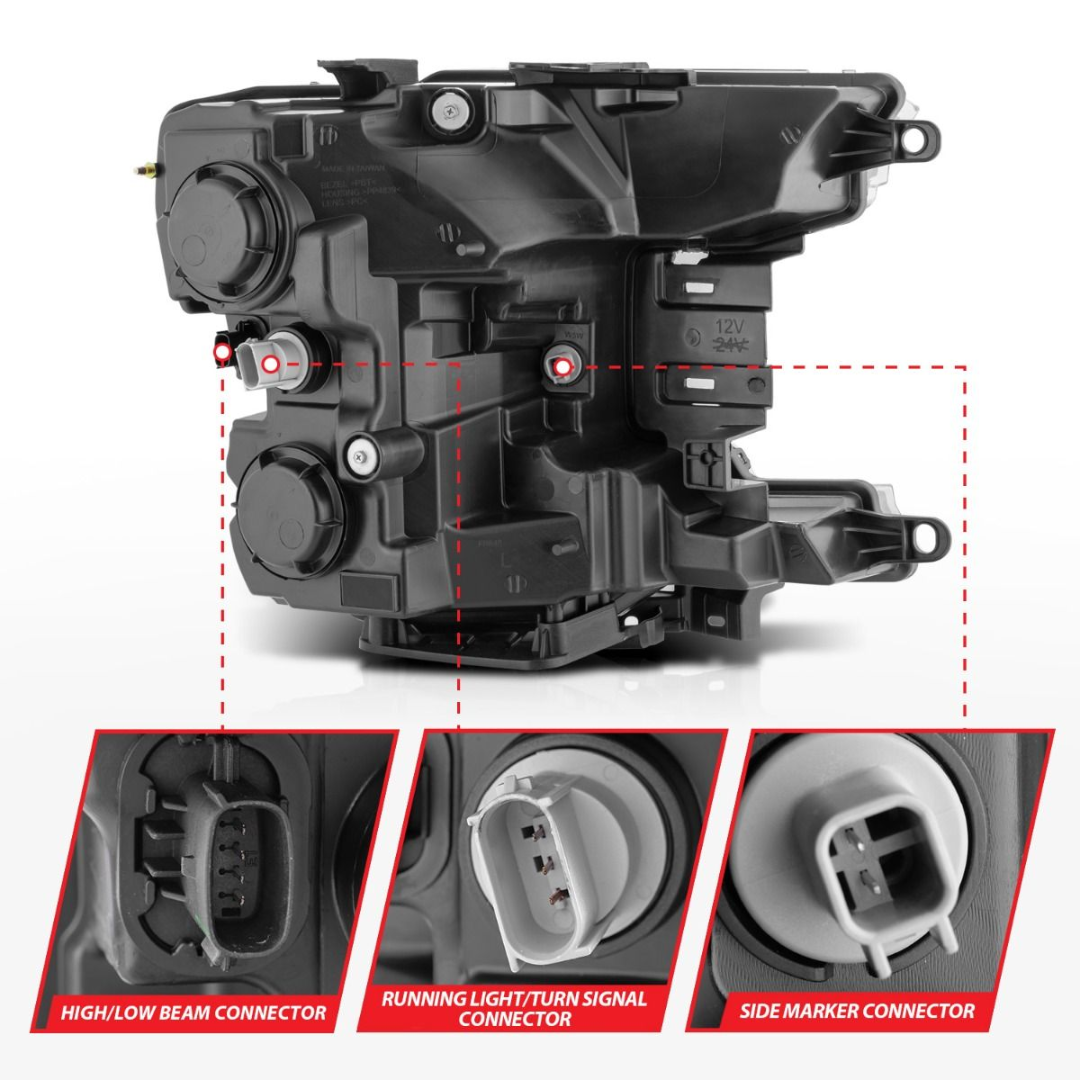 FORD F-150 18-20 Z-SERIES FULL LED Projector Plank Style Headlights Sequential Signal W/ Initiation Feature (FOR HALOGEN MODELS ONLY)