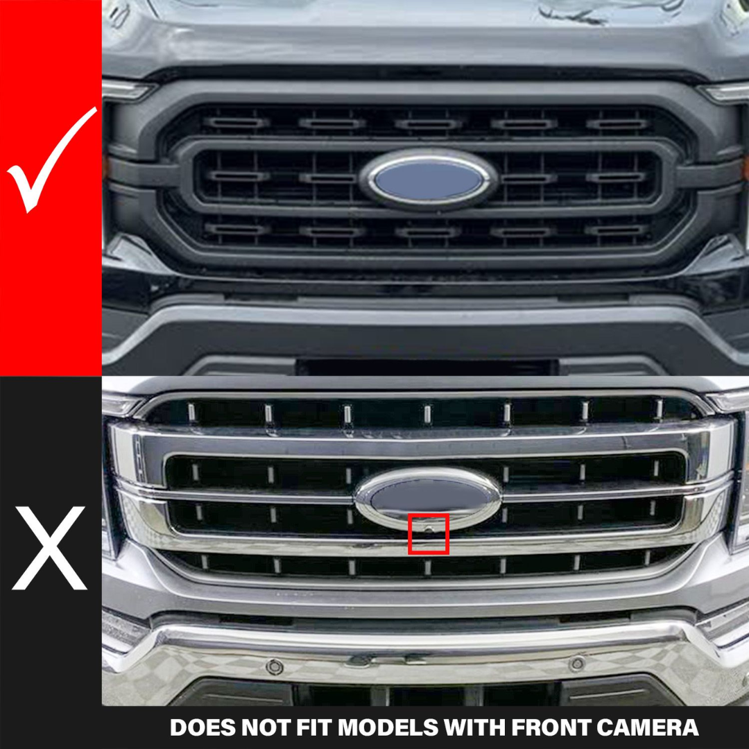 FORD F-150 21-23 Nexum Series Black LED Grille with Ignition Initiation Feature & Running Light Bar