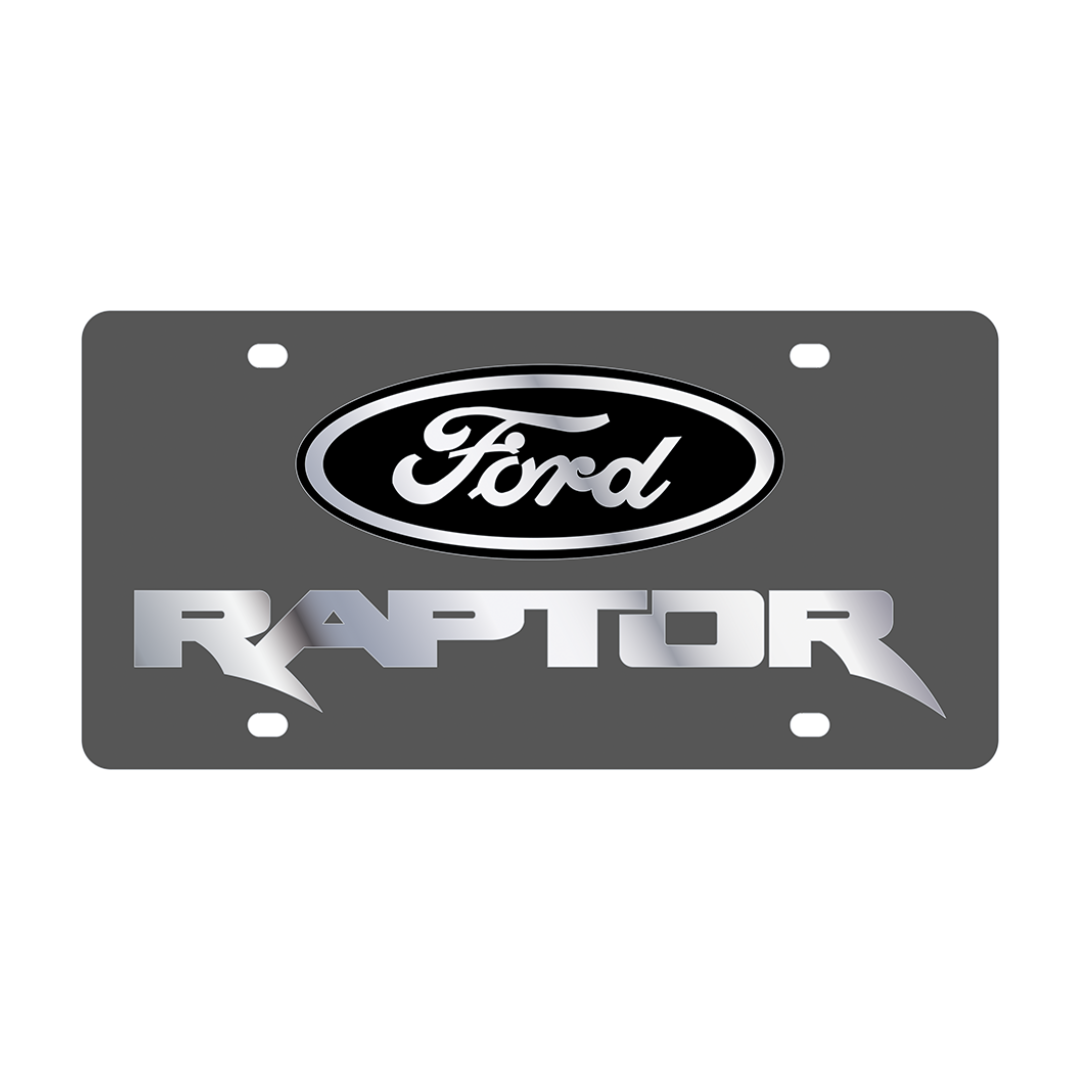 Ford Raptor Carbon Steel License Plate