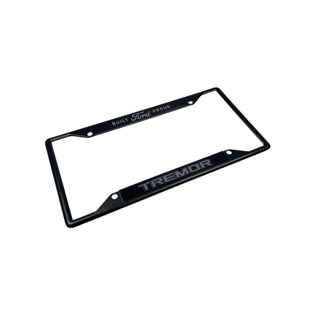 Ford Tremor Blacked Out Black License Plate Frame