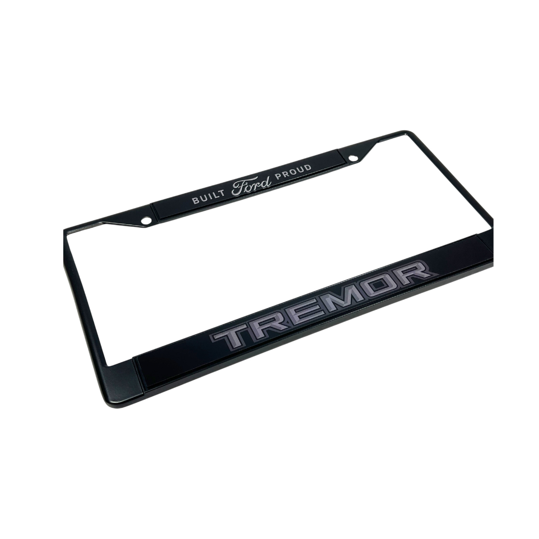 Ford Tremor Blacked Out Black License Plate Frame