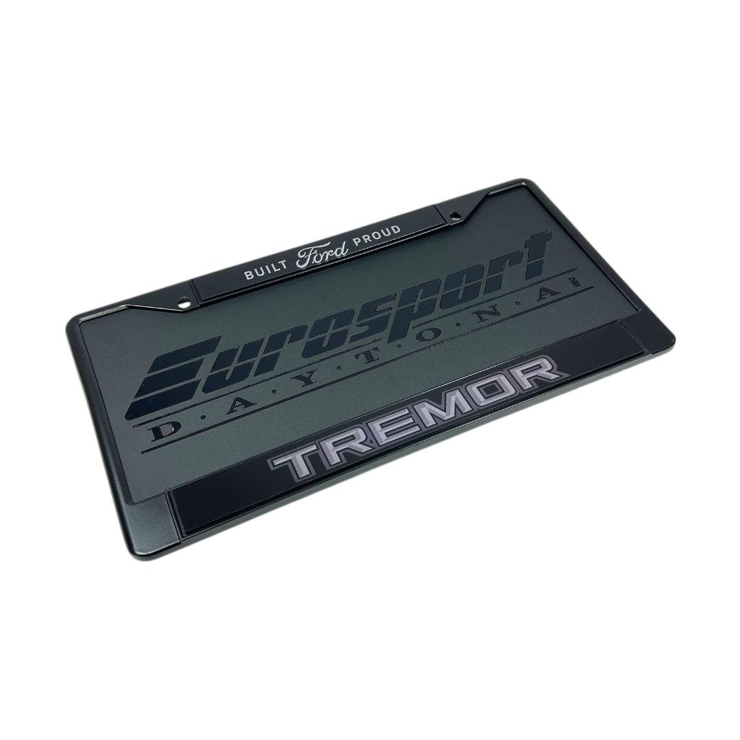 Ford Tremor Blacked Out Black License Plate Frame