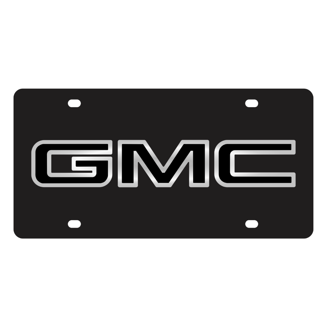 GMC Acrylic License Plate