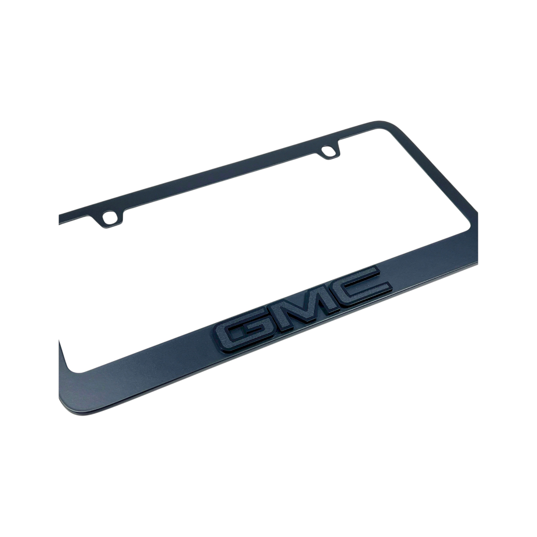 GMC Black License Plate Frame