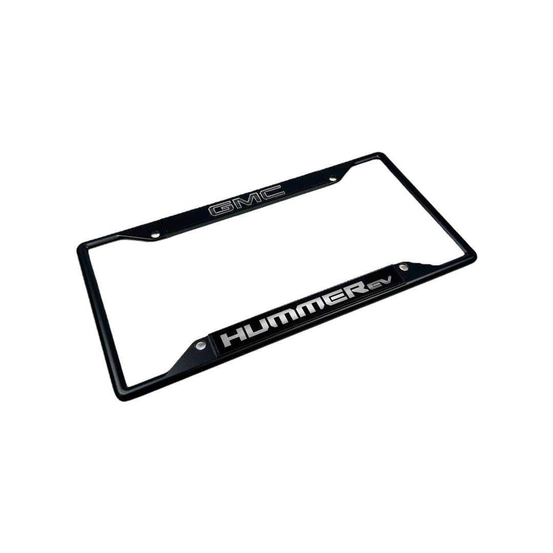 GMC Hummer EV Black License Plate Frame