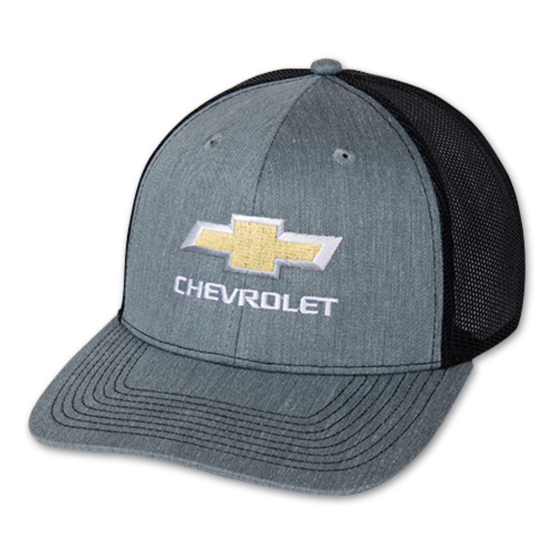 Grey Gold Bowtie Trucker Cap