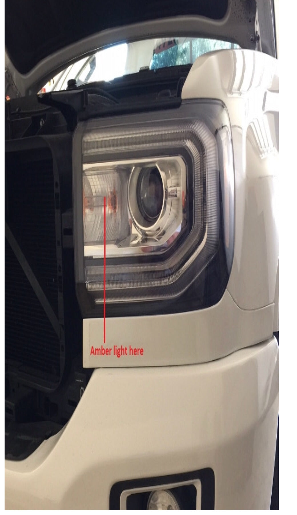 2014-2015 Sierra Non SLT/Denali to '16-'18 GMC Sierra 1/2 Ton HID (High Intensity Discharge) Headlight Conversion Wiring Harness
