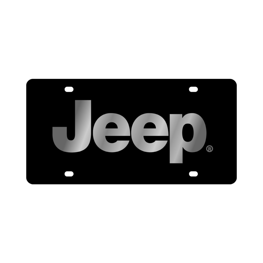 Jeep Acrylic License Plate
