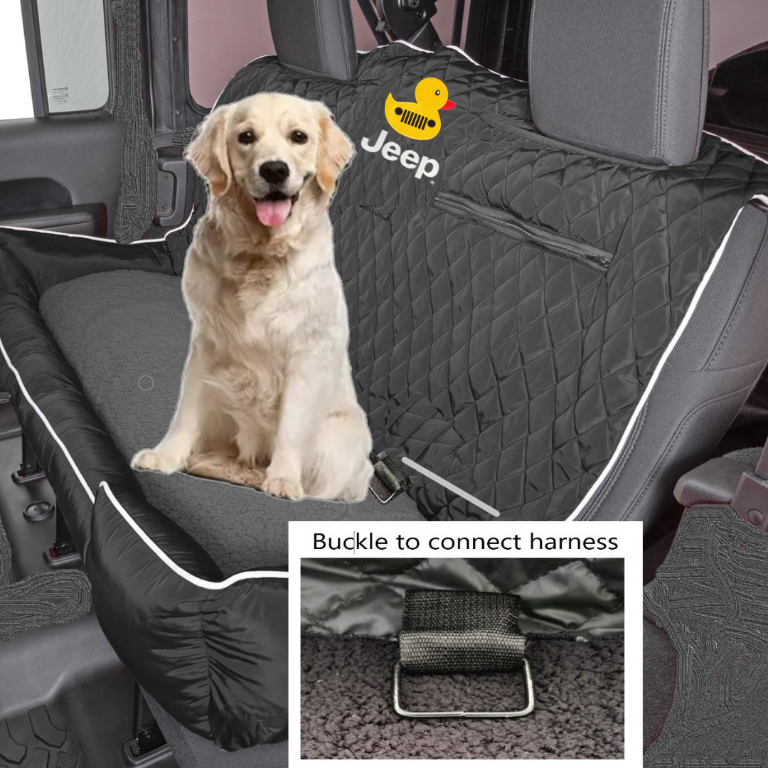 Jeep Duck Pet Bed And Seat Cover - Large