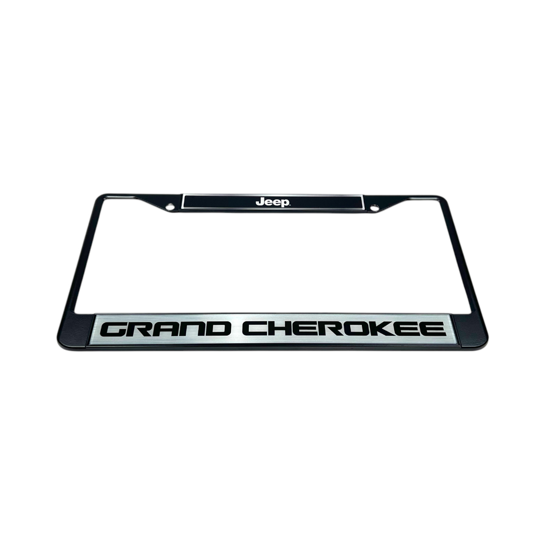 Jeep Grand Cherokee Black License Plate Frame