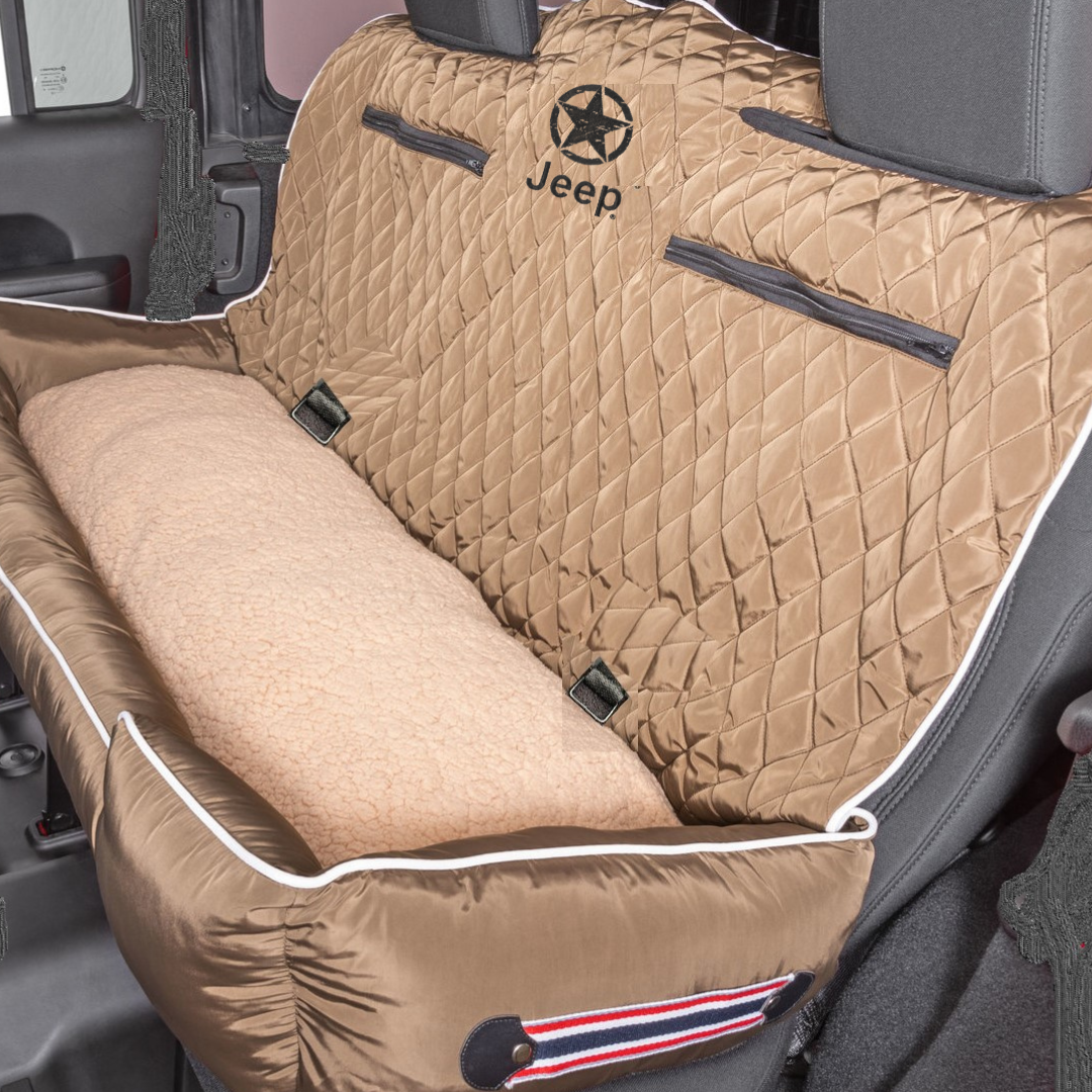 Jeep Star Logo Pet Bed And Seat Cover - Large