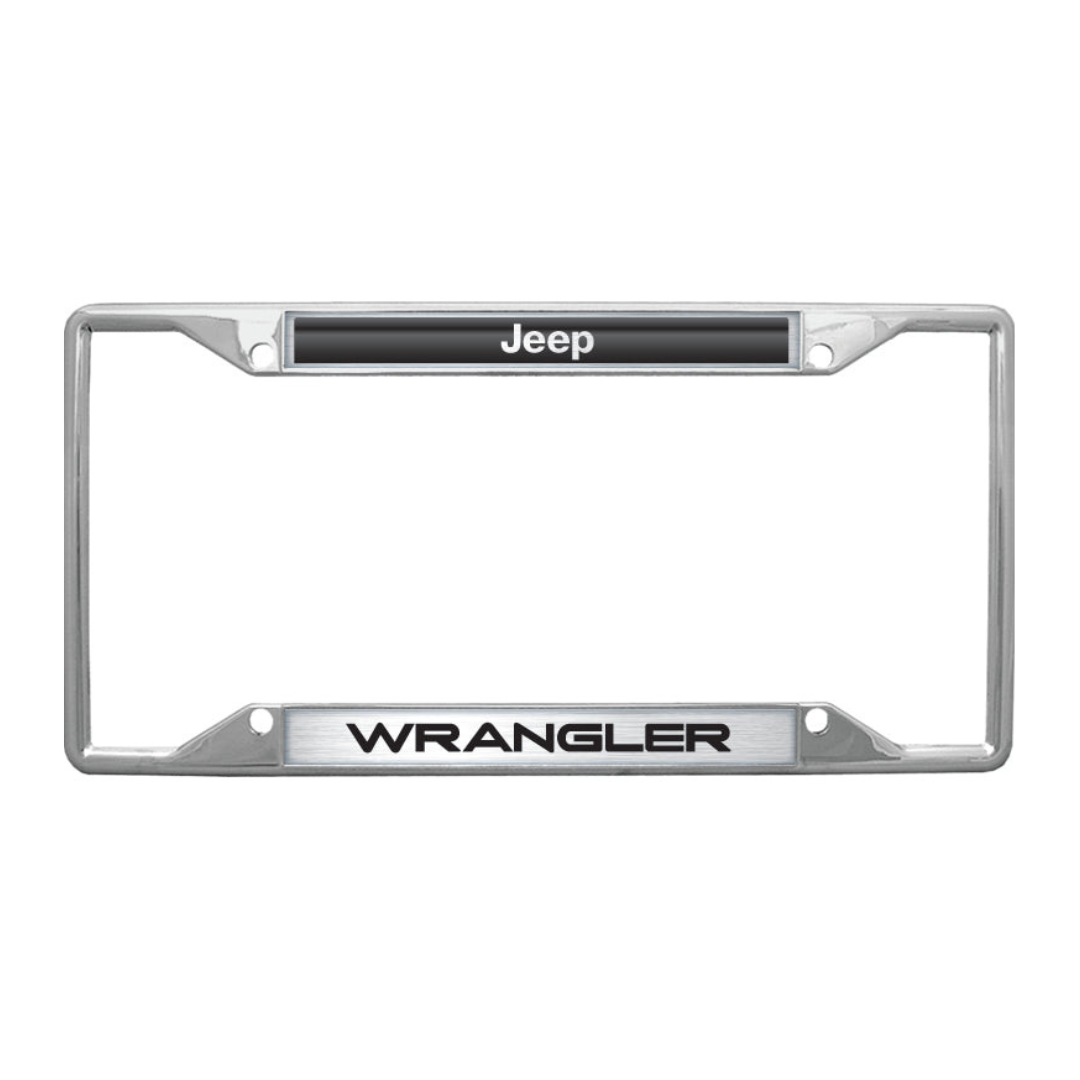 Jeep Wrangler Chrome License Plate Frame