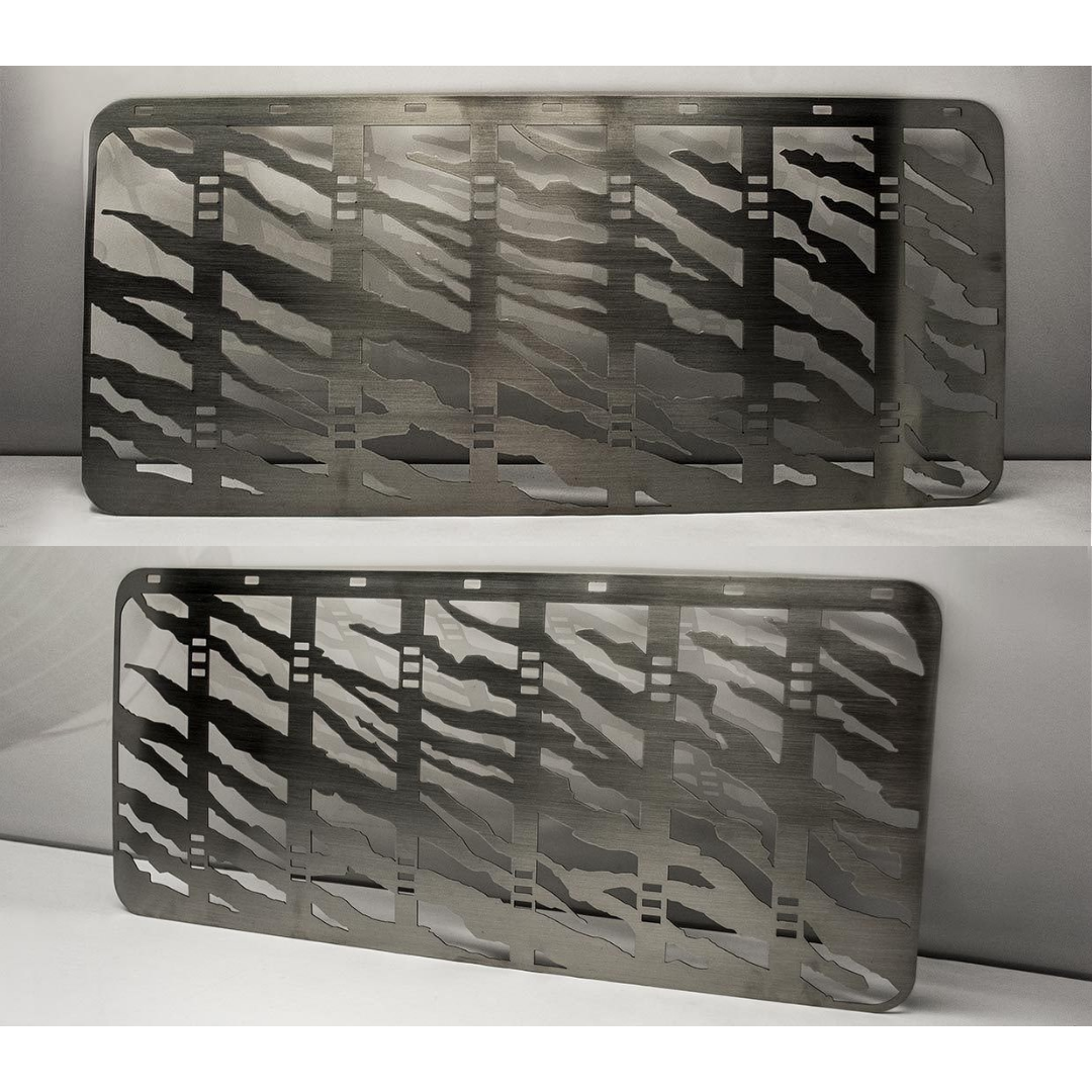 2007-2018 Jeep Wrangler JK - Safari Style Grille | Brushed Stainless Steel