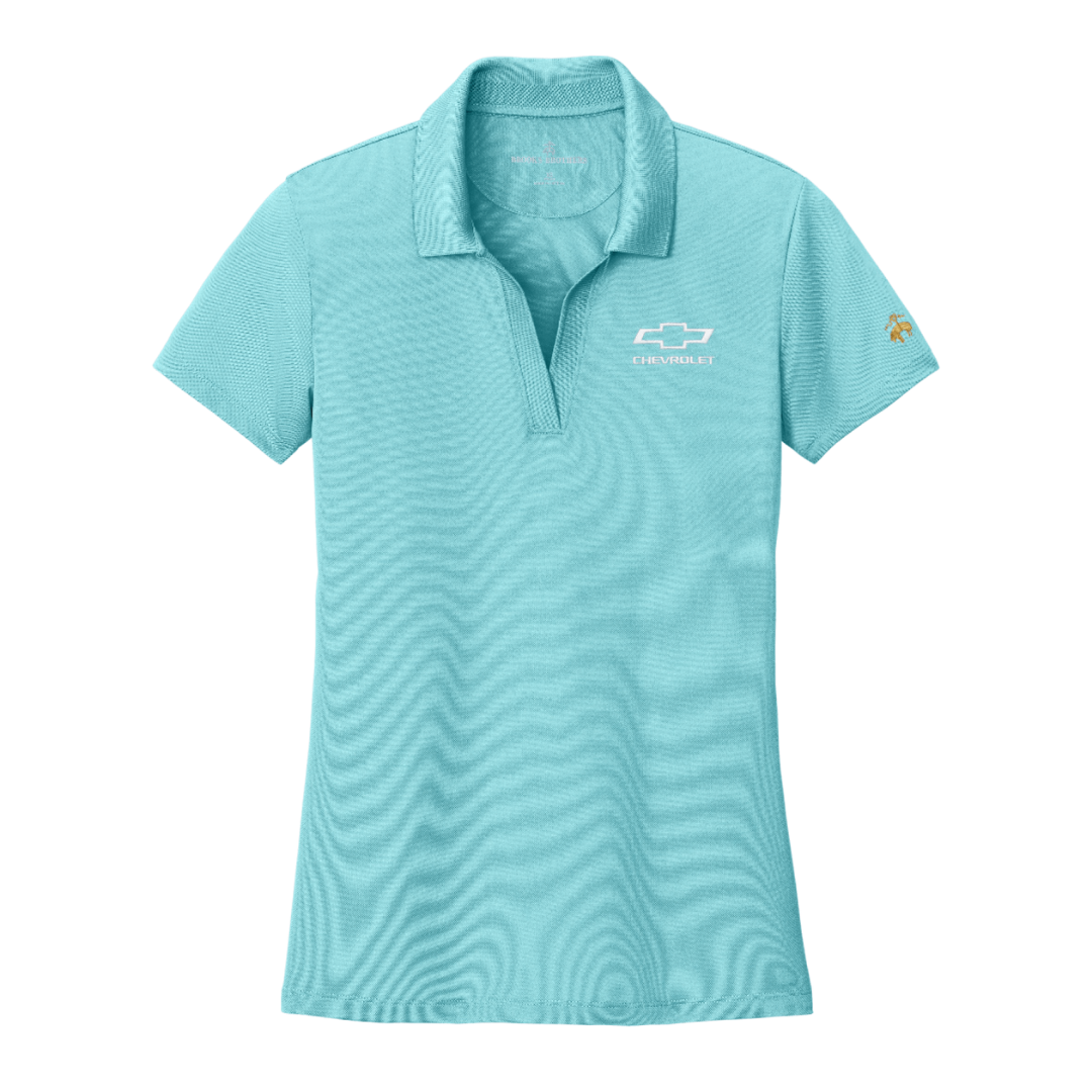 Ladies Brooks Brothers Mesh Pique Performance Polo