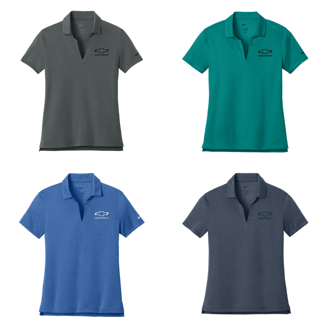 Ladies Nike Dri-FIT Smooth Heather Polo – Open BT Chevrolet Edition