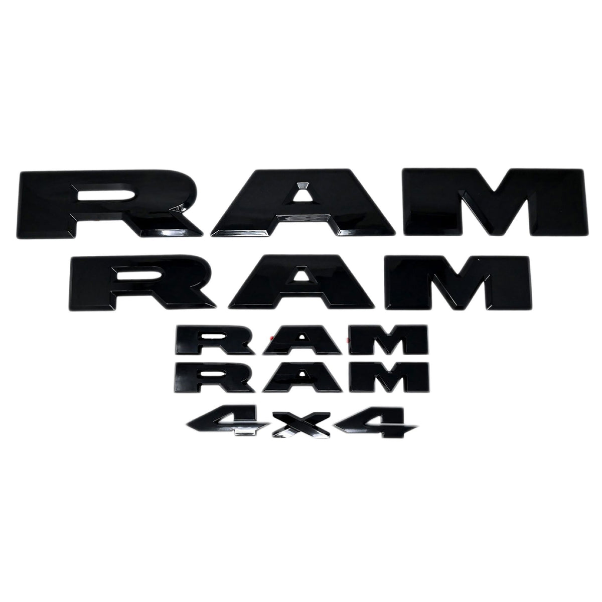 Trim Illusion LET802BLK gloss black lettering set for 2025-2026 Ram 1500 - image 11