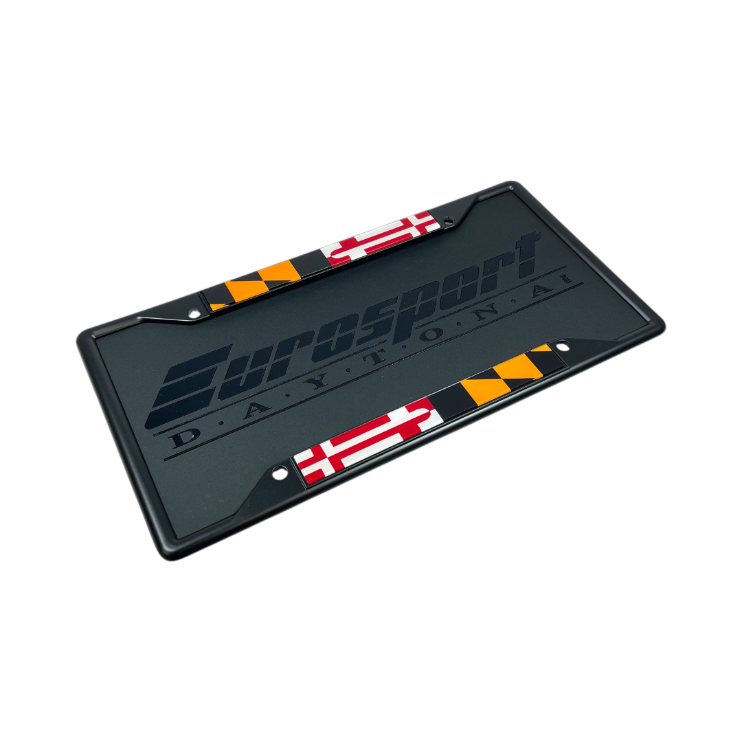 Maryland Flag Black License Plate Frame