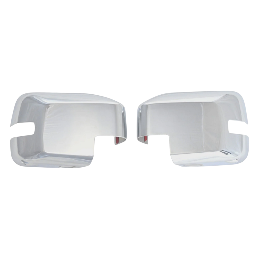 21-24 Ford Bronco With or W/O Camera 2 PCS With Turn Signal Full Chrome Tape-on Mirror Cover