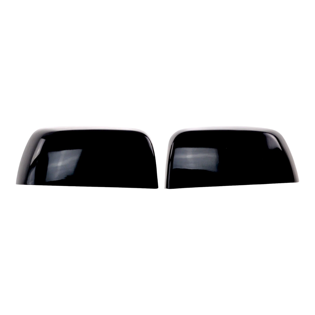 2015-22 Chevrolet Colorado, 15-22 GMC Canyon 2 PCS Top Gloss Black Tape-on Mirror Cover