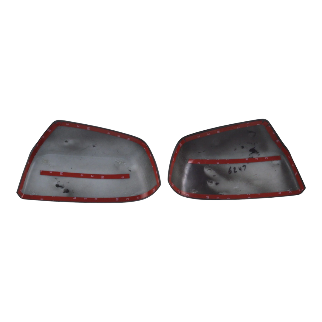 2015-22 Chevrolet Colorado, 15-22 GMC Canyon 2 PCS Top Gloss Black Tape-on Mirror Cover