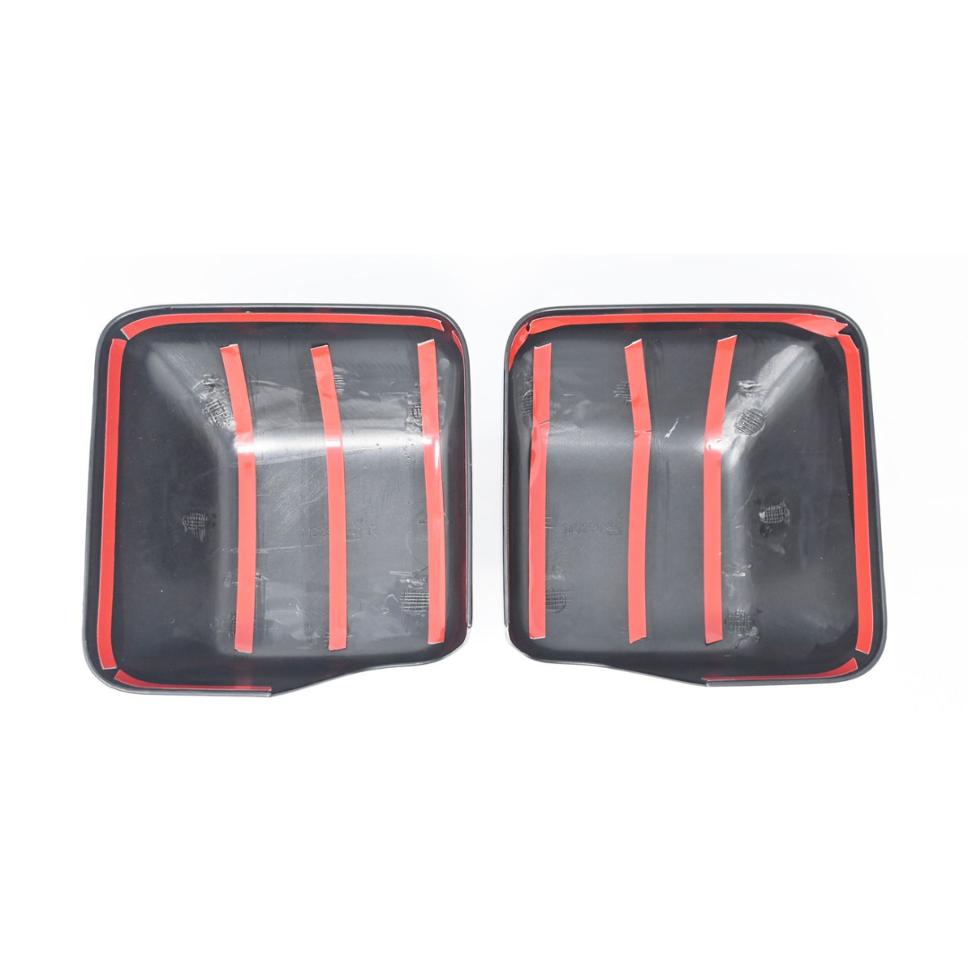 2018-2024 Jeep Wrangler, 20-24 Jeep Gladiator JL 2 PCS No Turn Signal Full Gloss Black Tape-on Mirror Cover