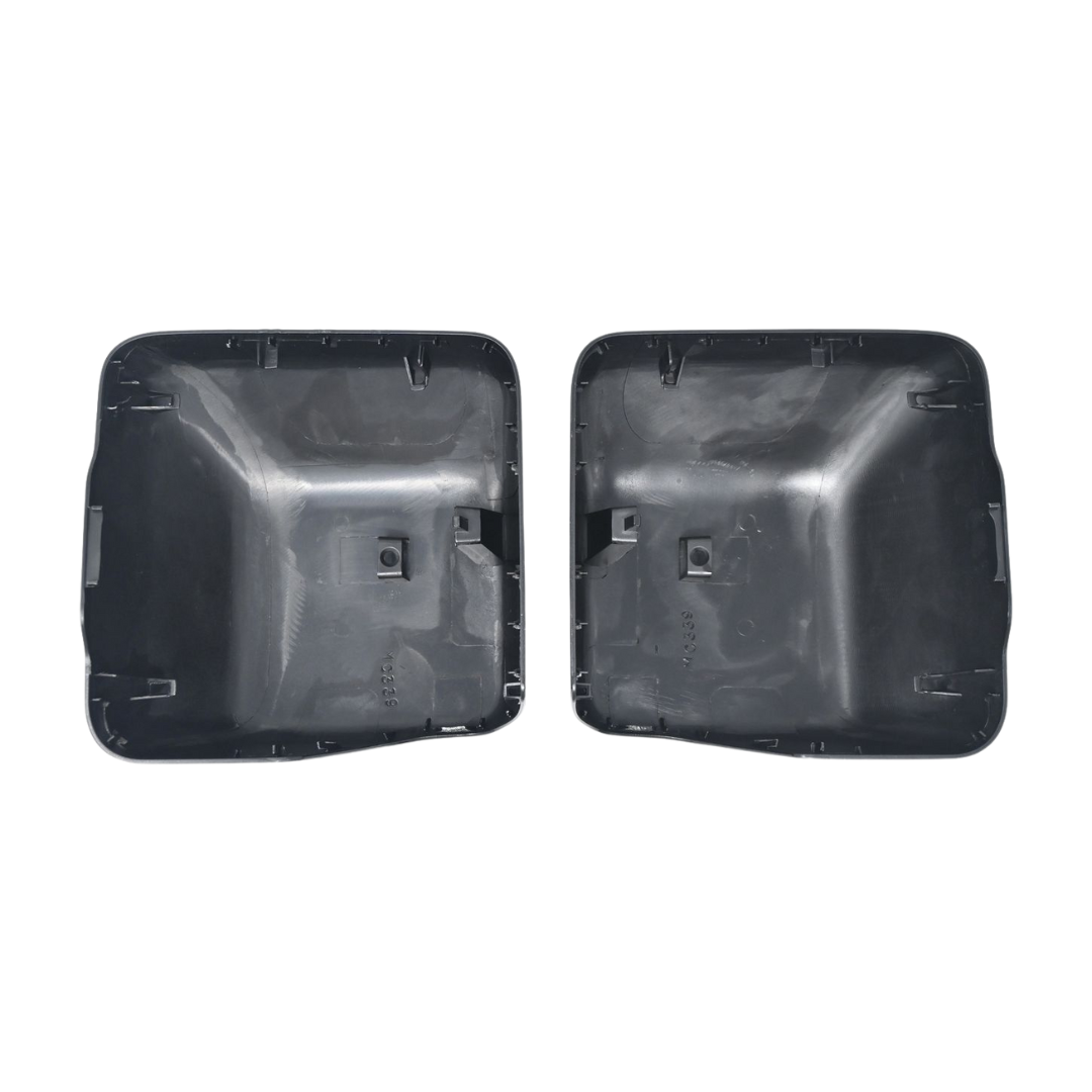 2018-2024 Jeep Wrangler, 20-24 Jeep Gladiator JL 2 PCS No Turn Signal Full Gloss Black Replacement Mirror Cover