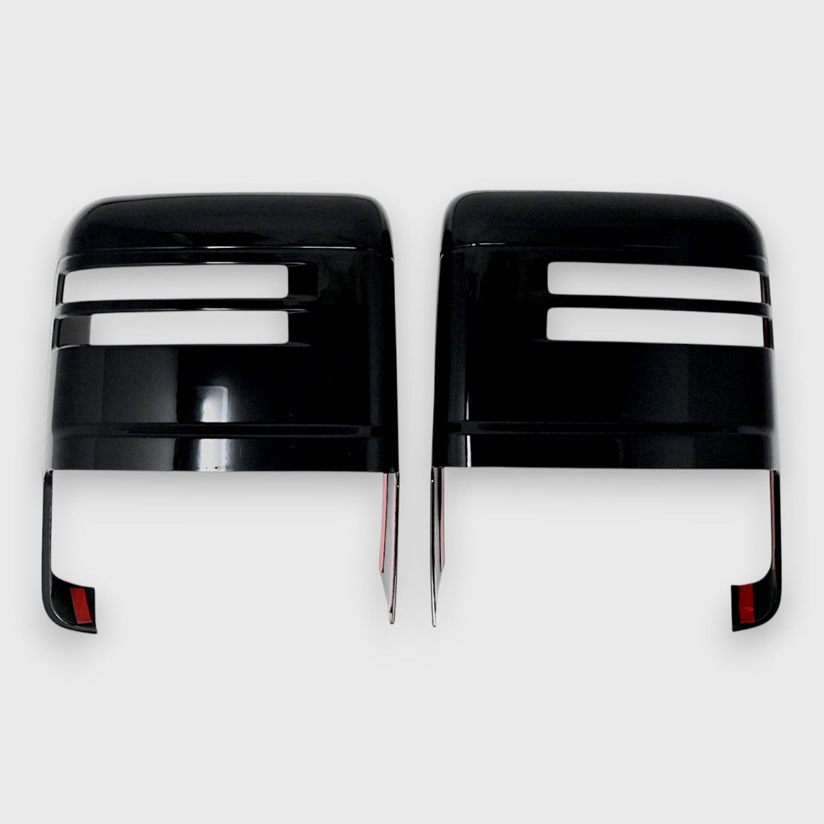 Trim Illusion MC6364BLK gloss black mirror covers for 2020-2026 Chevrolet Silverado 2500 HD, Silverado 3500 HD, GMC Sierra 2500 HD and more - image 1