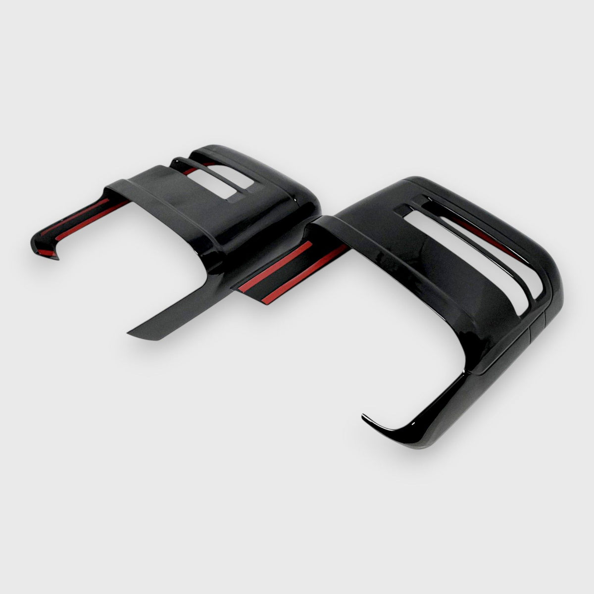 Trim Illusion MC6364BLK gloss black mirror covers for 2020-2026 Chevrolet Silverado 2500 HD, Silverado 3500 HD, GMC Sierra 2500 HD and more - image 3