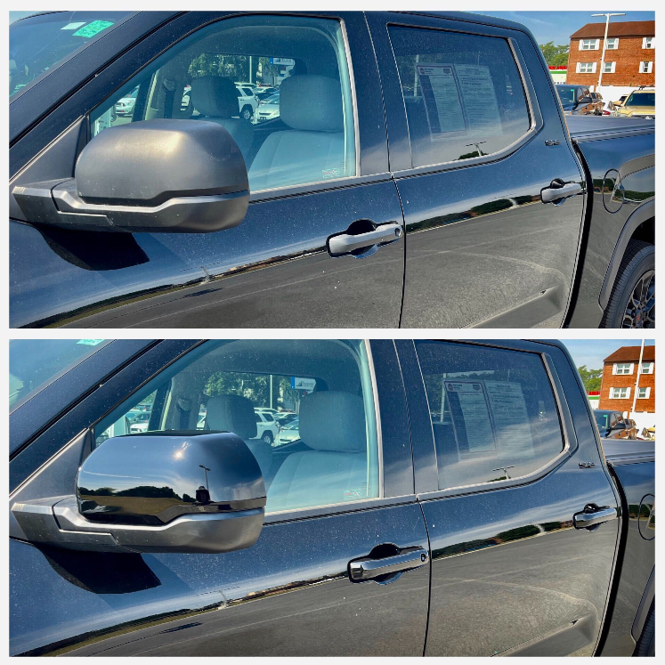 Trim Illusion MC6371BLK gloss black mirror covers for 2022-2026 Toyota Tundra and Sequoia - image 6