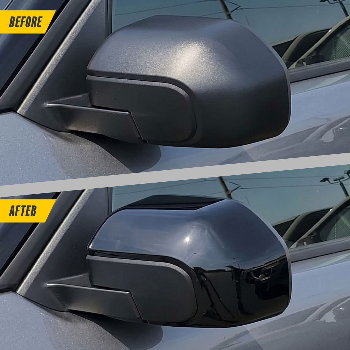 Trim Illusion MC6407BLK gloss black mirror covers for 2021-2026 Ford Bronco Sport and Maverick - image 9